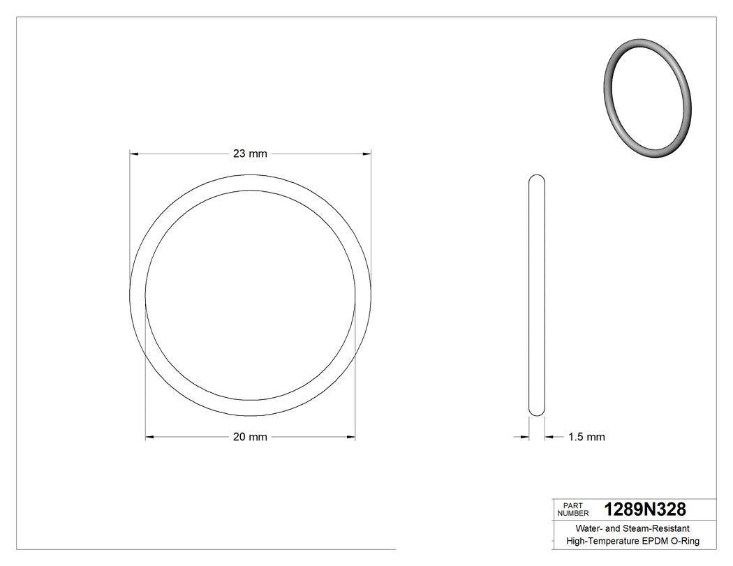 Technical drawing - 1289N328